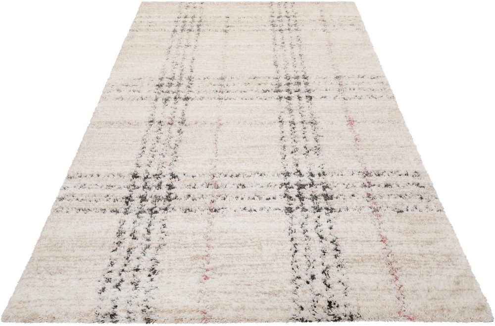 Esprit Teppich »Nora ESP-80336«, rechteckig, 30 mm Höhe, mit Karo-Muster