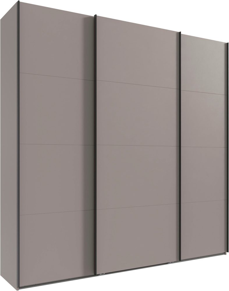 Wimex Kleiderschrank »Mugano, Made in Germany, Lieferung bis in Deine Etage und Stellort«, (wähle Deine Ausstattung: Basic oder Premium!), 3 Schwebetüren, grosse Grössen, mit oder ohne Spiegel, Metallgriffe