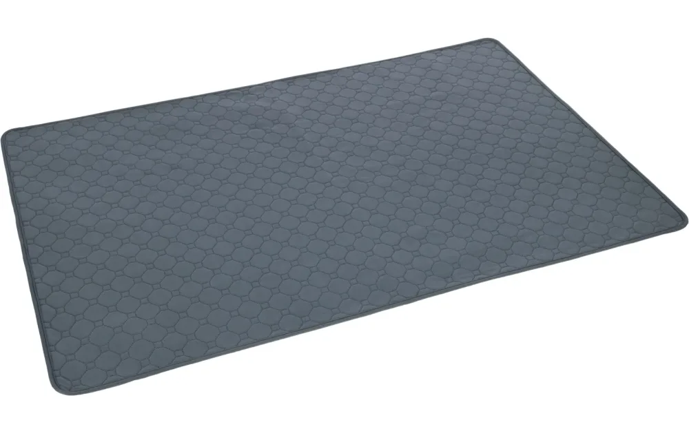 Kerbl Pet Waschbare Urinunterlage, grau - ca. L 115 x B 75 cm