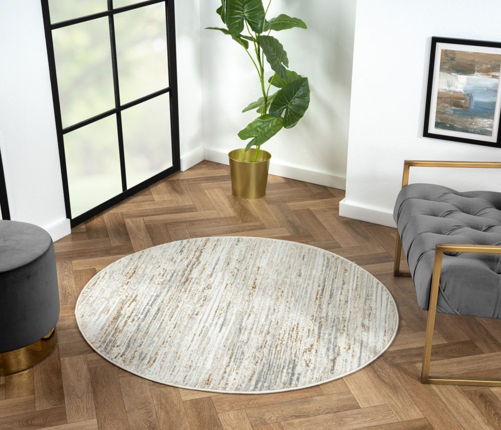 Myflair Möbel & Accessoires Teppich »My Passion«, rund, Kurzflor, Retro-Style, besonders weich durch Microfaser