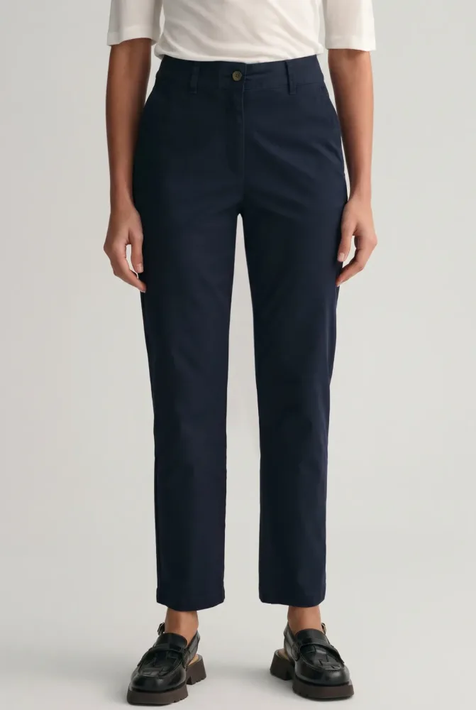 Gant - Chinohose, für Damen, Dunkelblau, Größe 40