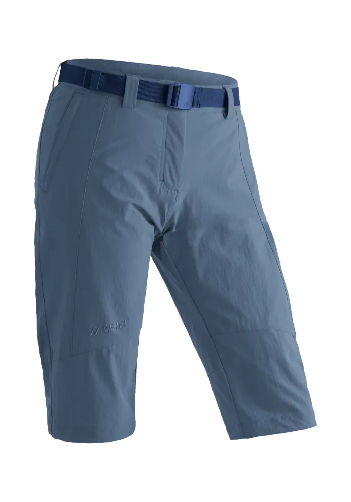 Maier Sports Kluane Damen 3/4 Wanderhose Blau, Damen, Größe: 46