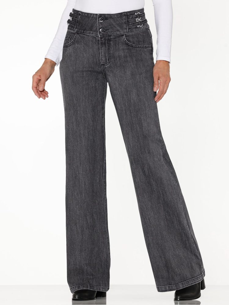 heine Bootcut-Jeans, (1 tlg.)