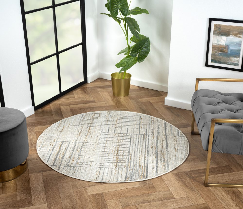 Myflair Möbel & Accessoires Teppich »My Love«, rund, Kurzflor, Retro-Style, besonders weich durch Microfaser