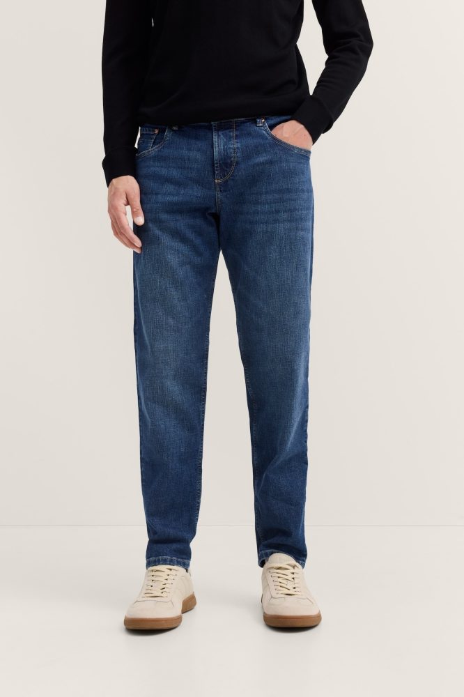 bugatti 5-Pocket-Jeans »Tapered Fit«, aus Stretch Handcrafted Denim