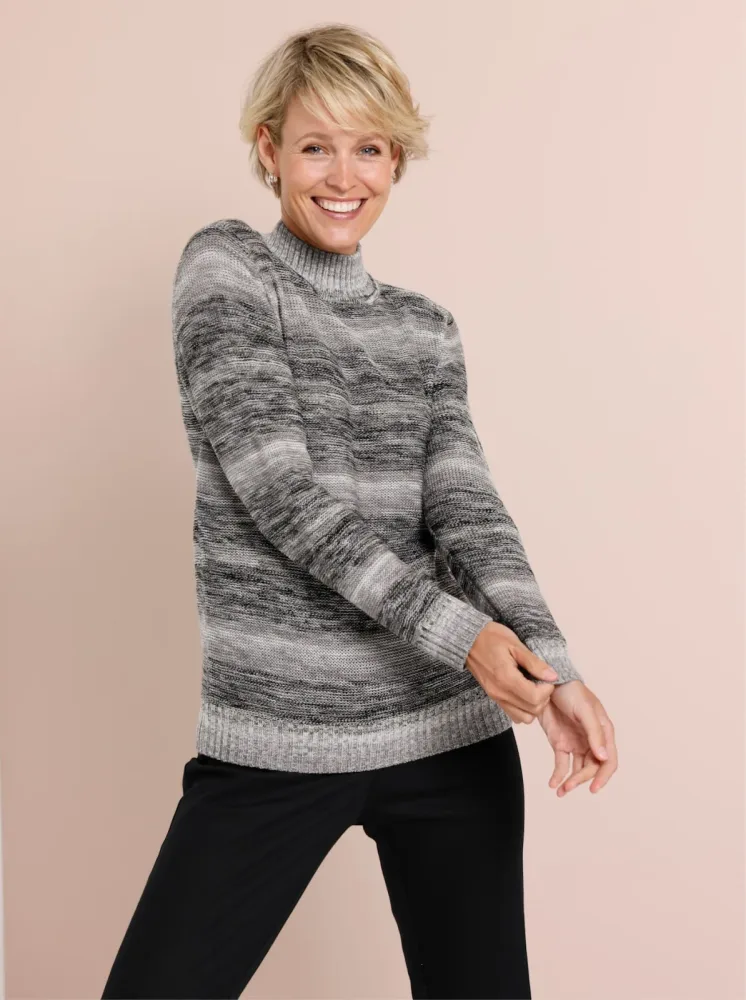 Classic Basics Stehkragenpullover 