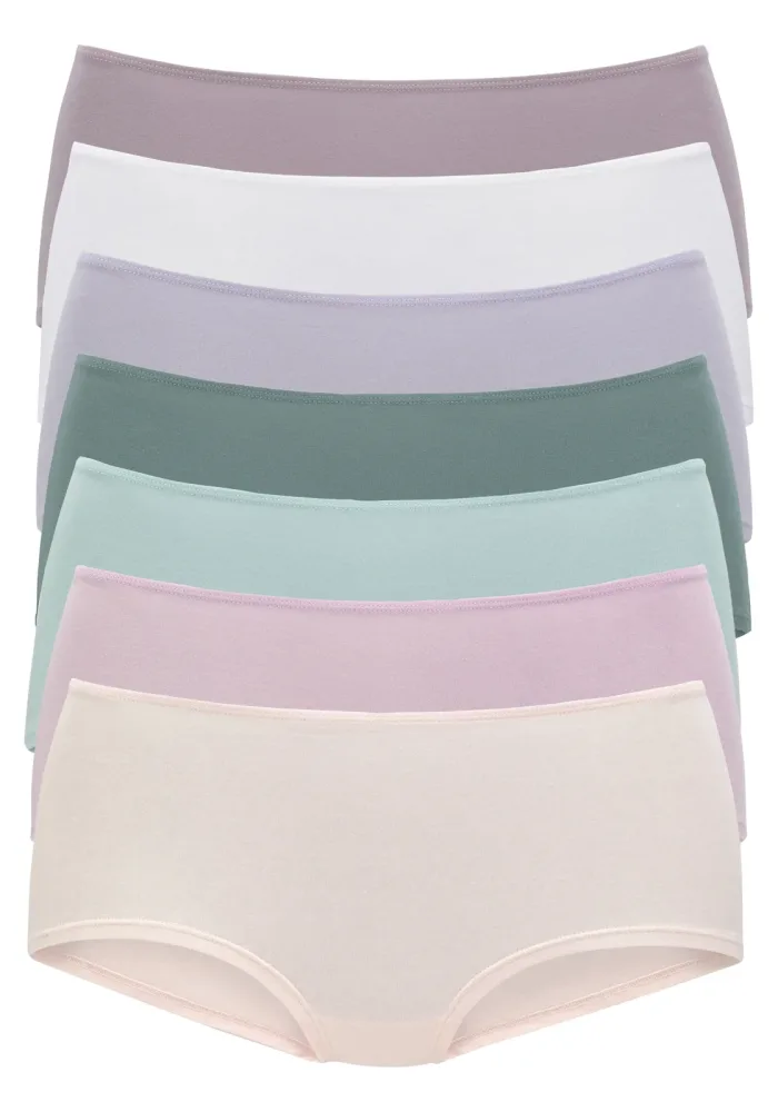 Vivance Panty 7er-Pack, in frischen und gedeckten Farben