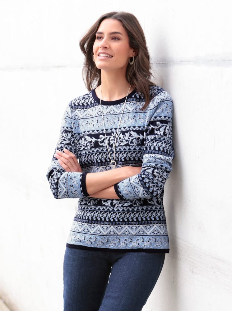 Inspirationen Jacquardpullover »Jacquard-Pullover«