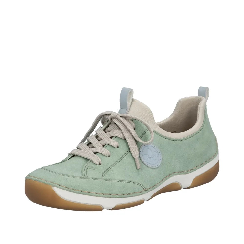 bonprix Rieker Komfort-Sneaker mit gepolsterter Innensohlegrün 36Damen