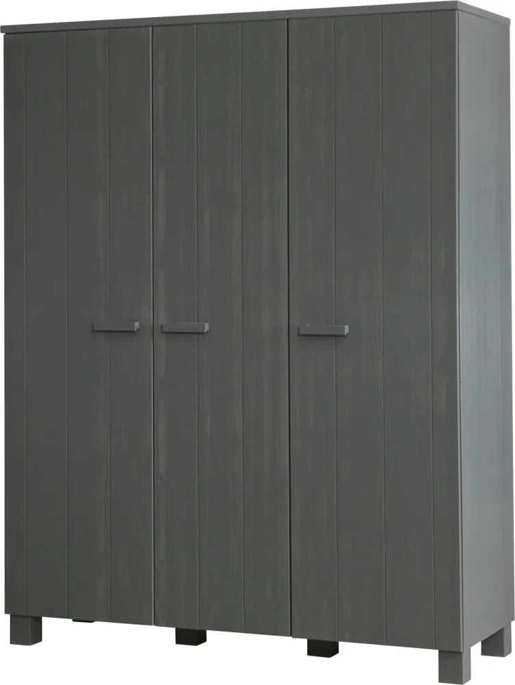 Design Kleiderschrank „Dennis“, 3-türig De Eekhoorn