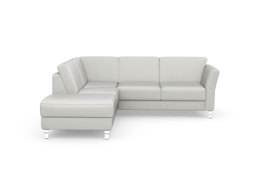 sit&more Ecksofa »Visby V«, Wahlweise mit Bettfunktion und Stauraum, frei im Raum stellbar, mit Federkern, auch erhältlich in dem besonders leicht mit Wasser zu reinigendem 