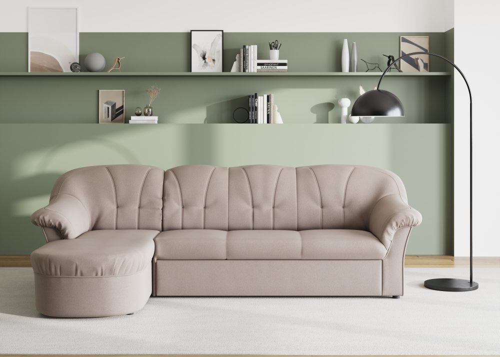 DOMO collection Ecksofa »Pegnitz«, wahlweise mit Bettfunktion