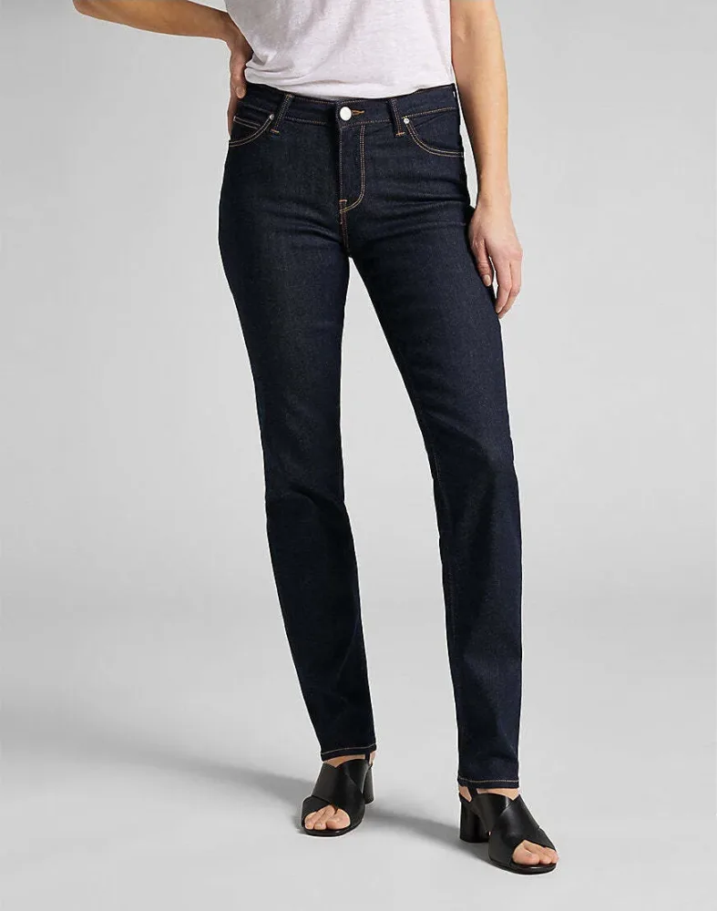 Lee - Jeans Straight Leg Marion, für Damen, Blau Denim, Größe W26/L31