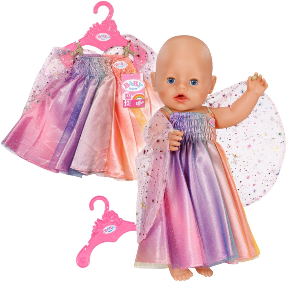 BABY born® Regenbogen Kleid 43cm, Puppenzubehör