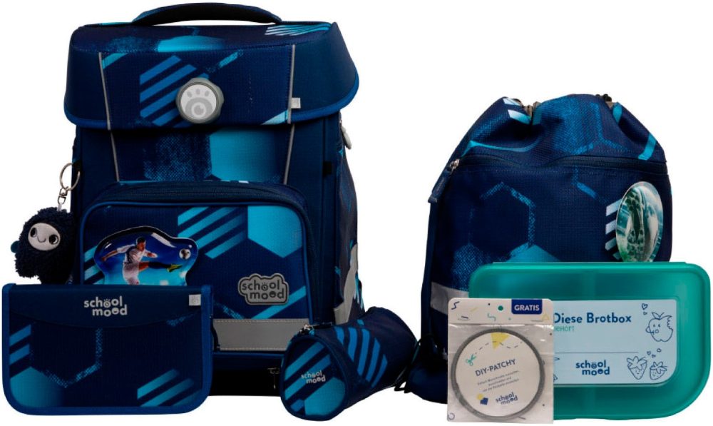 SCHOOL-MOOD® Schulranzen »Champion Maxx Pro«, retroreflektierende Flächen