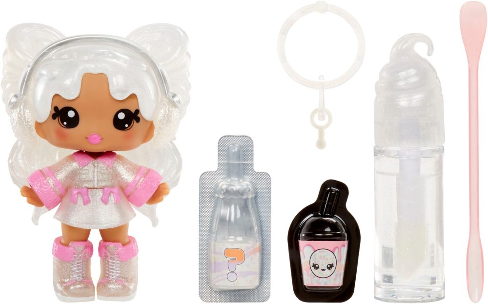 Minipuppe »Yummiland Lip Gloss Doll - Mystery Chase 1 (Sprinkles/Ava Ice Cream)«, Series 2; inklusive Schlüsselanhänger