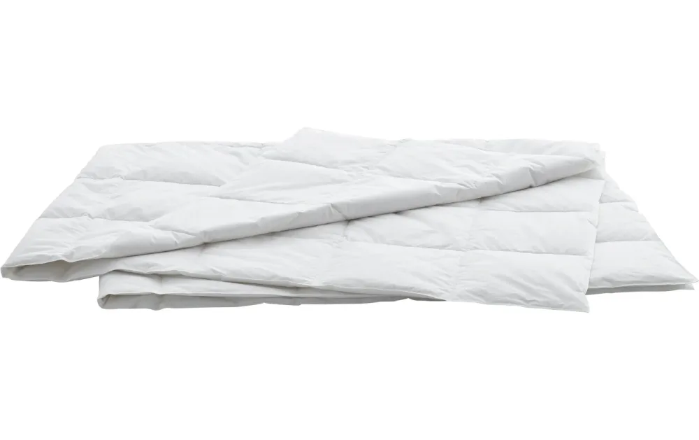 Swiss Dream - Leichtes Ganzjahres-Daunenduvet, Clima Caro Light Basic 90 Leichtes Ganzjahres Daunenduvet, 240 x 240 cm, Weiss