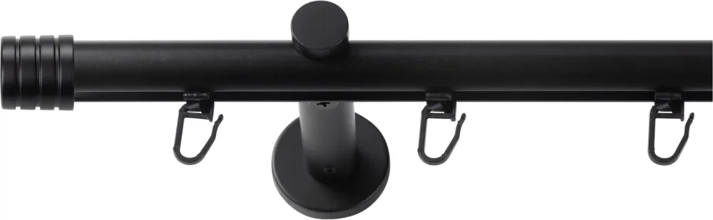 SN DECO GROUP Gardinenstange Ø 19 mm 1 läufig-läufig Fixmass;kürzbar