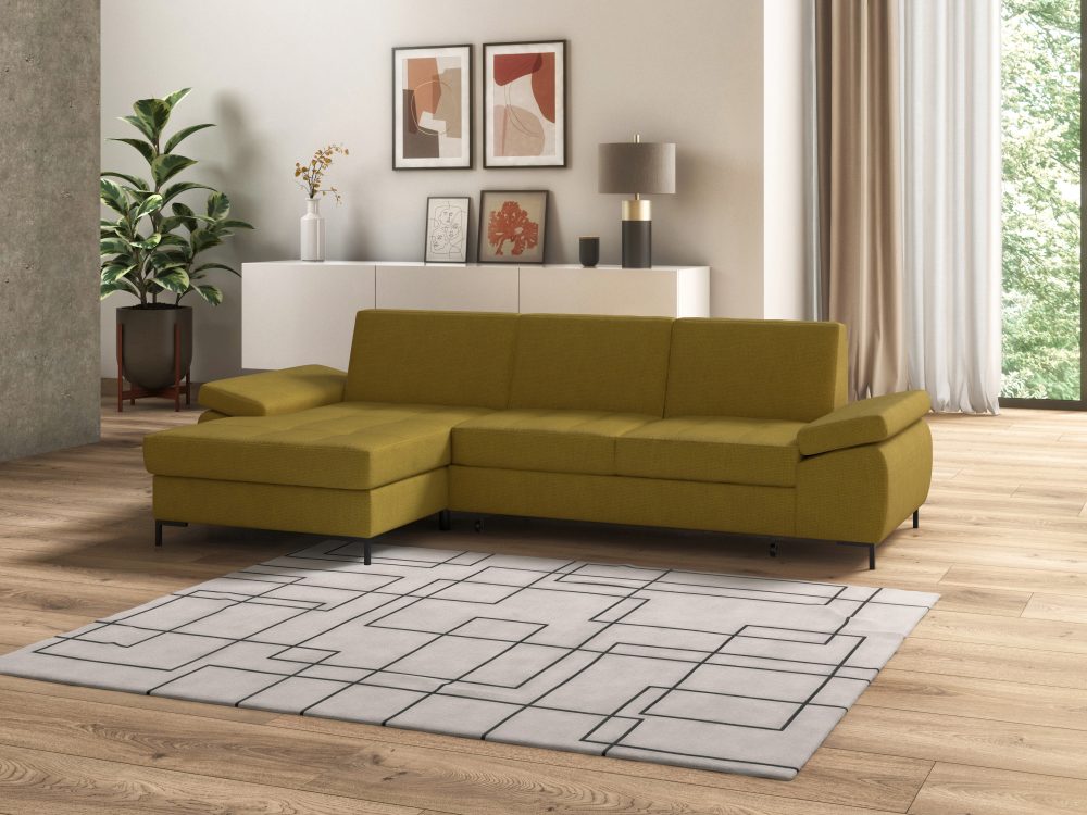 DOMO collection Ecksofa »Capelo«, mit Armteilverstellung, wahlweise mit Bettfunktion, inklusive Federkern