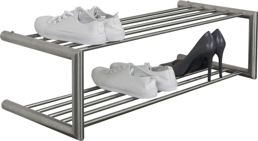 Spinder Design Schuhregal Hesta Edelstahl Edelstahl 80 cm 23 cm - Schuhregal