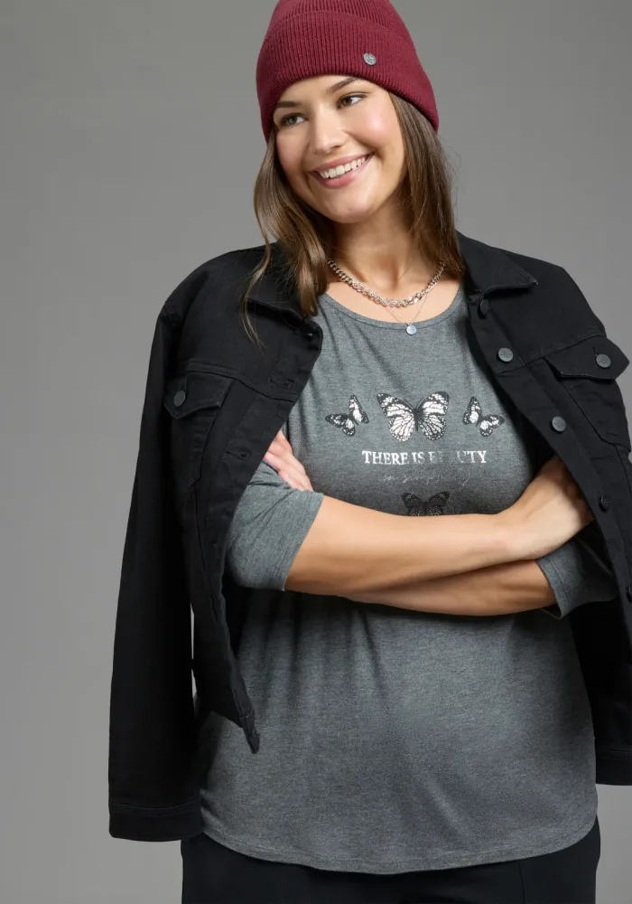Laura Scott CURVE 3/4-Arm-Shirt 