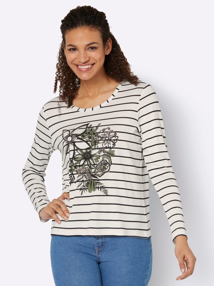 Inspirationen Langarmshirt »Druck-Shirt« 1 Stk. tlg.