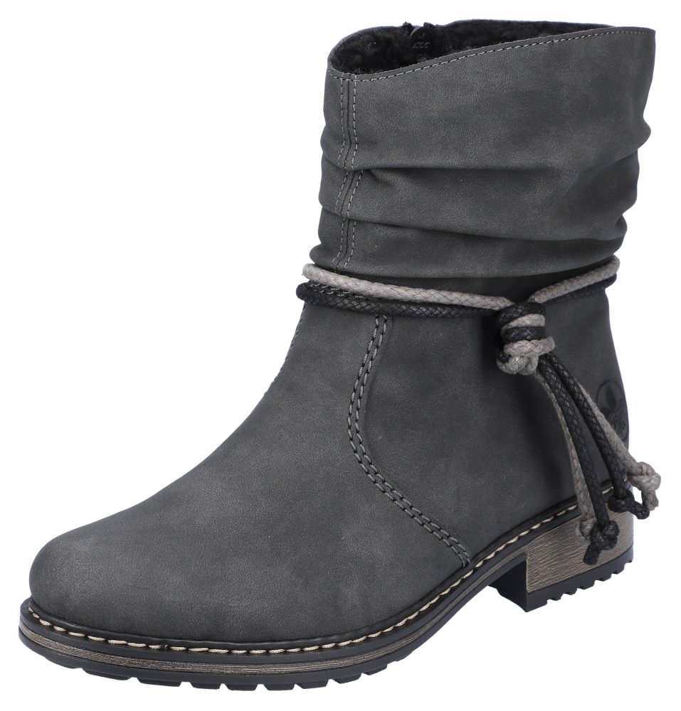 Rieker Winterstiefelette, mit Zierbänder am Schaft