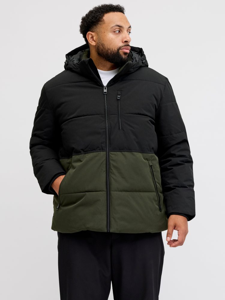 Jack & Jones PlusSize Steppjacke »JJEOWEN PUFFER SN PLS«, mit Kapuze