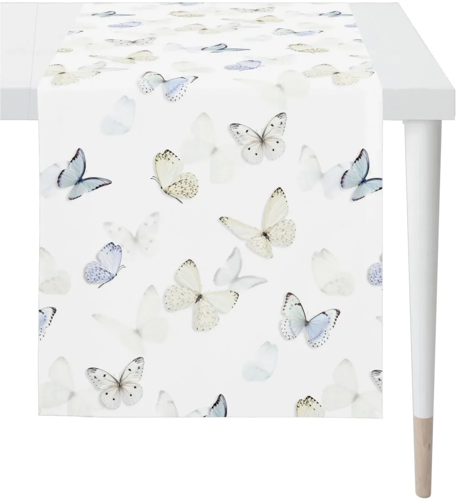 Apelt Läufer Papillon Hellblau B: 50 cm Blau | Schubiger Möbel