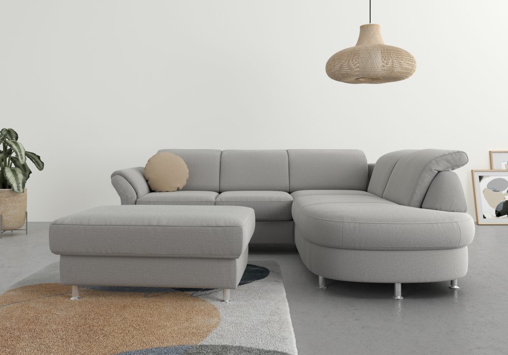 sit&more Ecksofa, wahlweise mit Bettfunktion, Bettkasten und Kopf- und Armteilverstellung