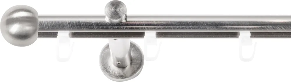SN DECO GROUP Gardinenstange Ø 19 mm 1 läufig-läufig Fixmass;kürzbar
