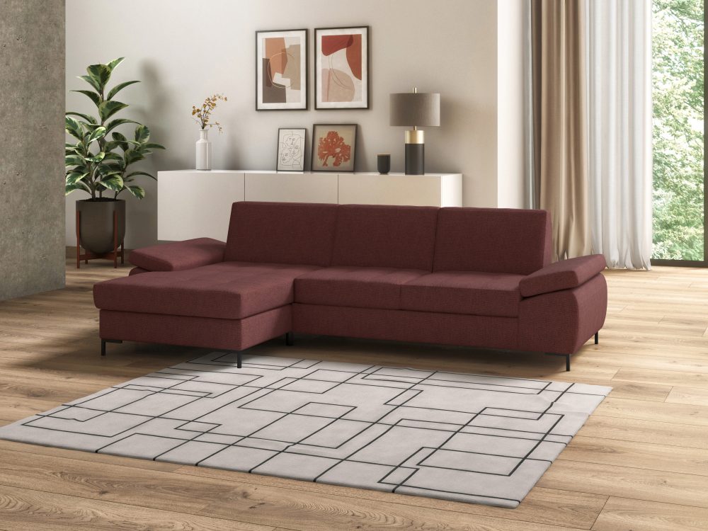 DOMO collection Ecksofa »Capelo«, mit Armteilverstellung, wahlweise mit Bettfunktion, inklusive Federkern