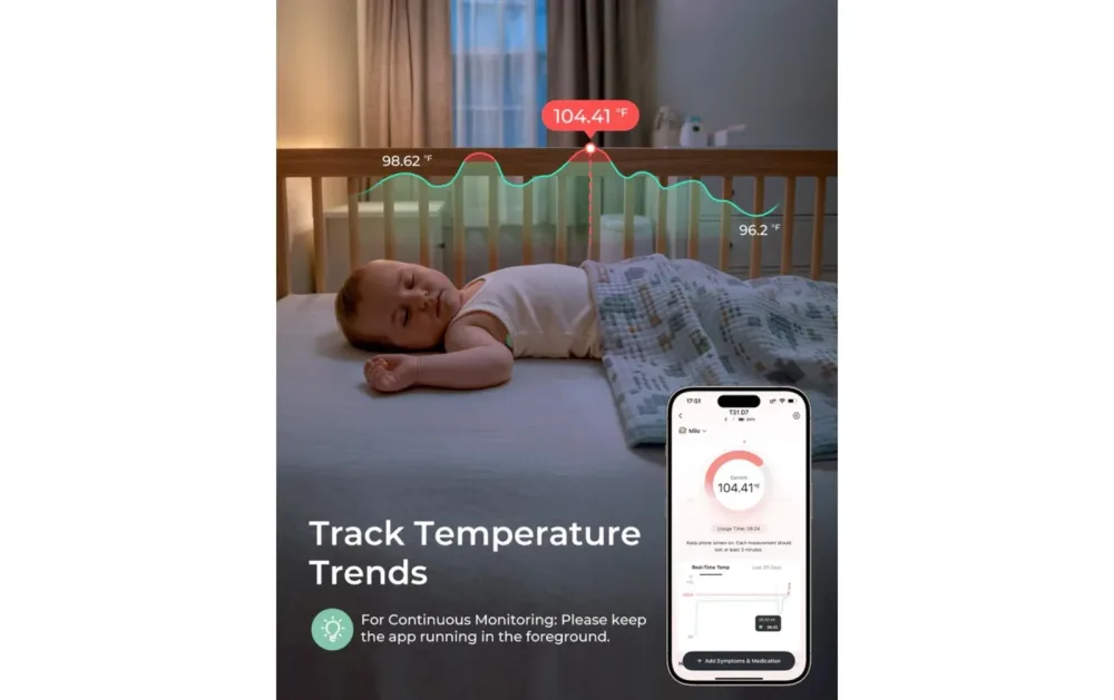 Momcozy - Smartes Babythermometer