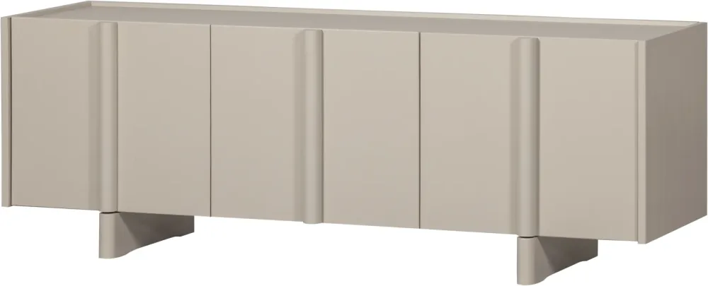3-türiges Design Lowboard „Bassou“ aus nachhaltigem Massivholz De Eekhoorn