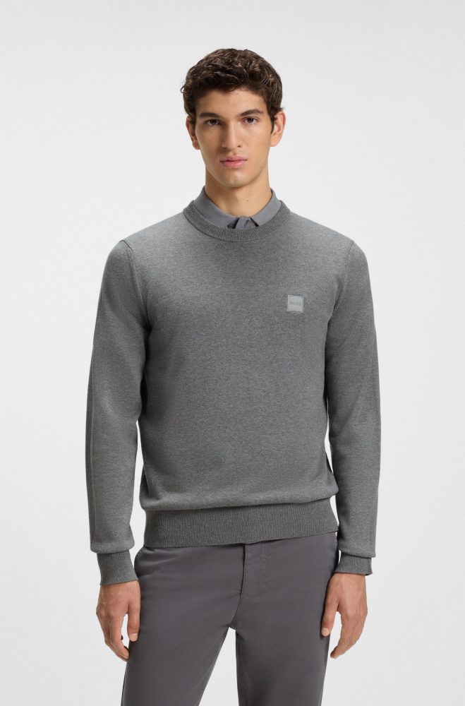 BOSS ORANGE Strickpullover »Kanovano«, mit Rundhalsausschnitt