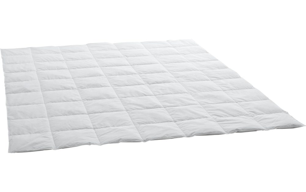 Swiss Dream - Leichtes Ganzjahres-Daunenduvet, Clima Caro Light Basic 90 Leichtes Ganzjahres Daunenduvet, 200 x 210 cm, Weiss