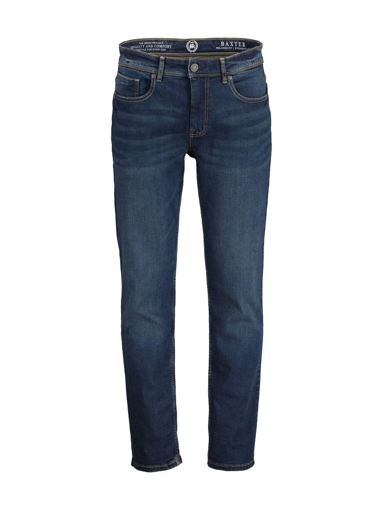 LERROS Relaxhose »LERROS BAXTER 5-Pocket-Denim, RELAXED FIT, unifarben«