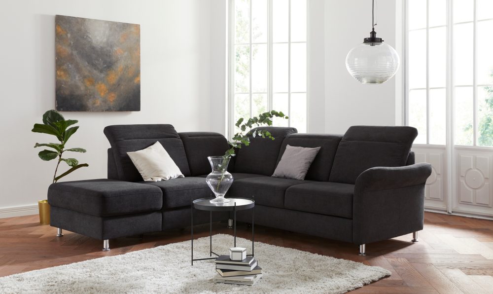 sit&more Ecksofa, inklusive Federkern, wahlweise mit Kopfteilverstellung, Bettfunktion und Stauraum