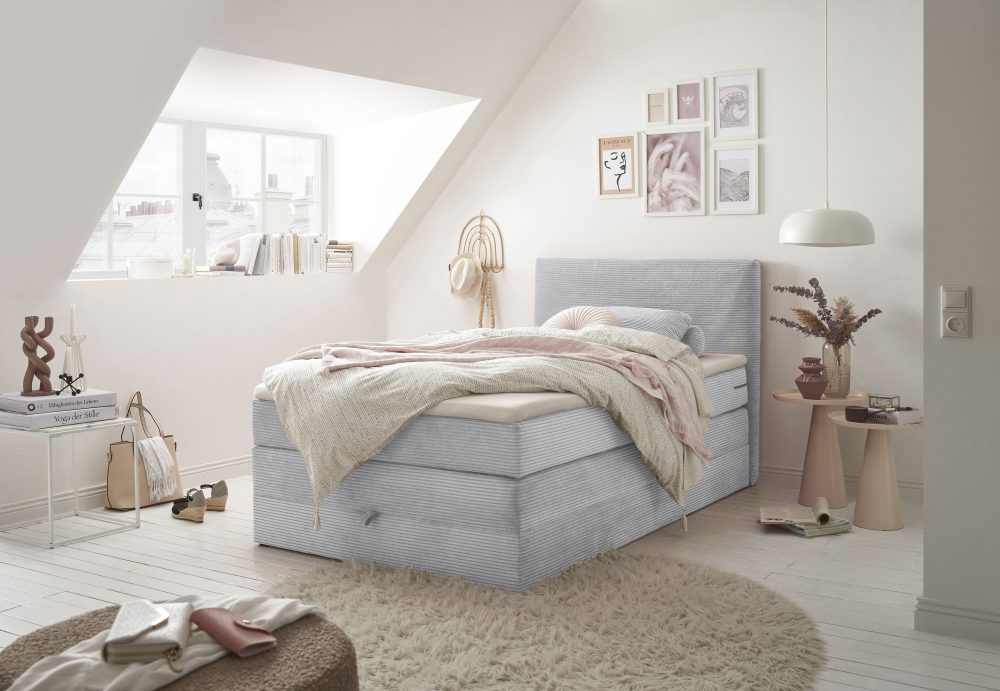 ED EXCITING DESIGN Boxspringbett »Luzern«, inkl. Bettkasten