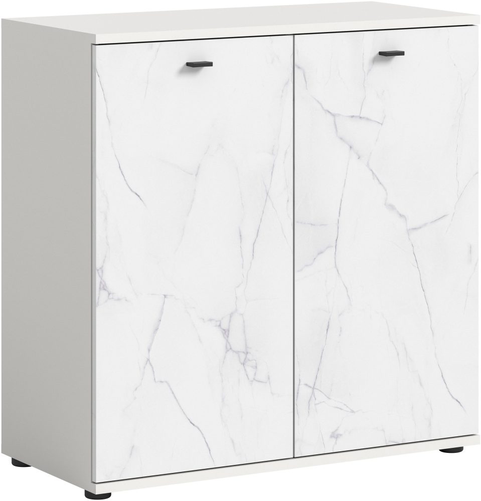 INOSIGN Kommode »CALCOLO, Breite 86 cm, 2 Türen mit Soft-Close-Funktion, 4 Fächer«, Anrichte,Sideboard, Schrank