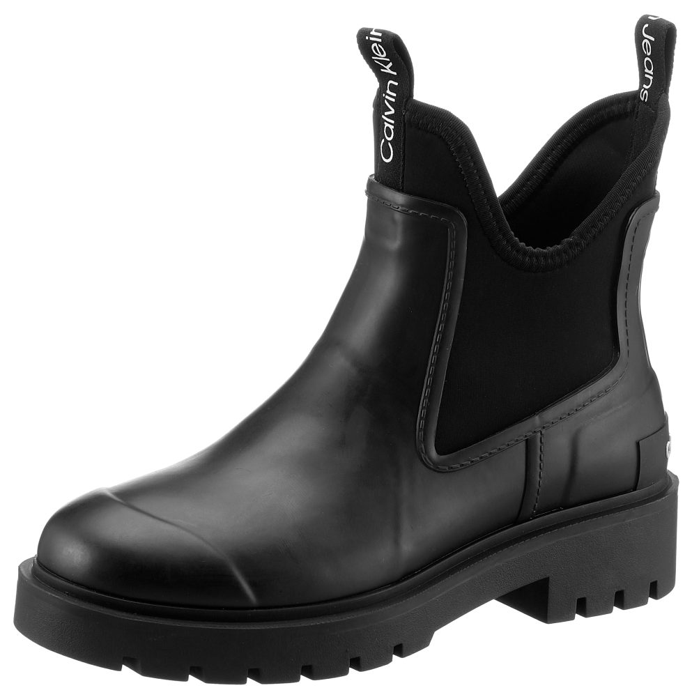Calvin Klein Jeans Damen Chelsea Gummistiefel Schwarz