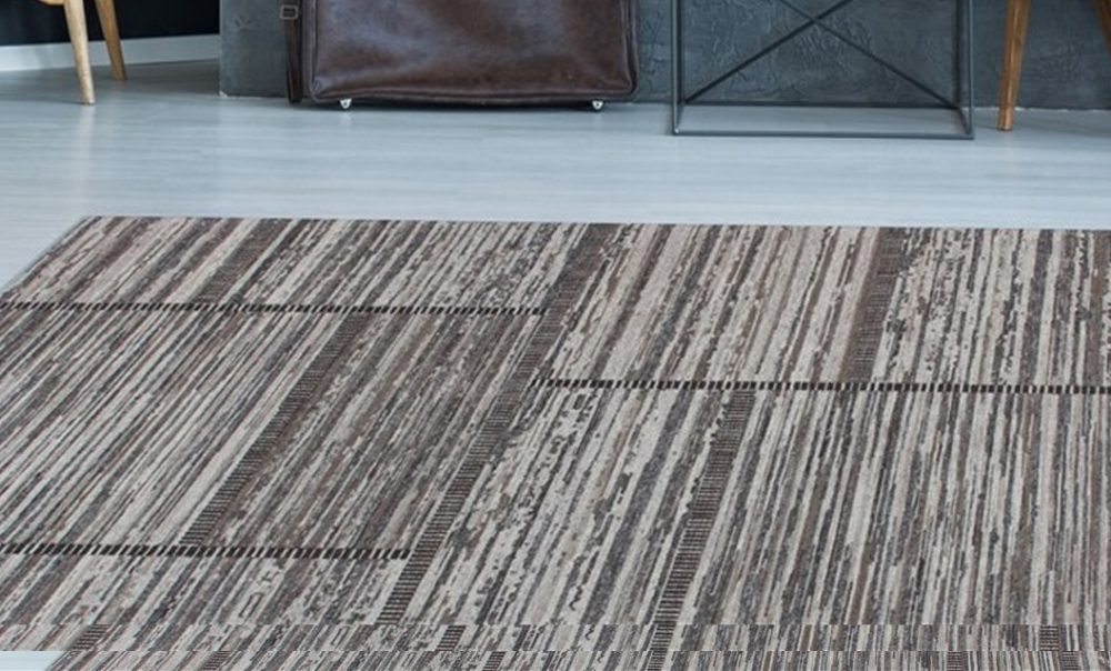 Kayoom Teppich »Phoenix 112«, rechteckig, Dezenter Jacquard-Teppich, Flachflor, Aus pflegeleichten Materialien