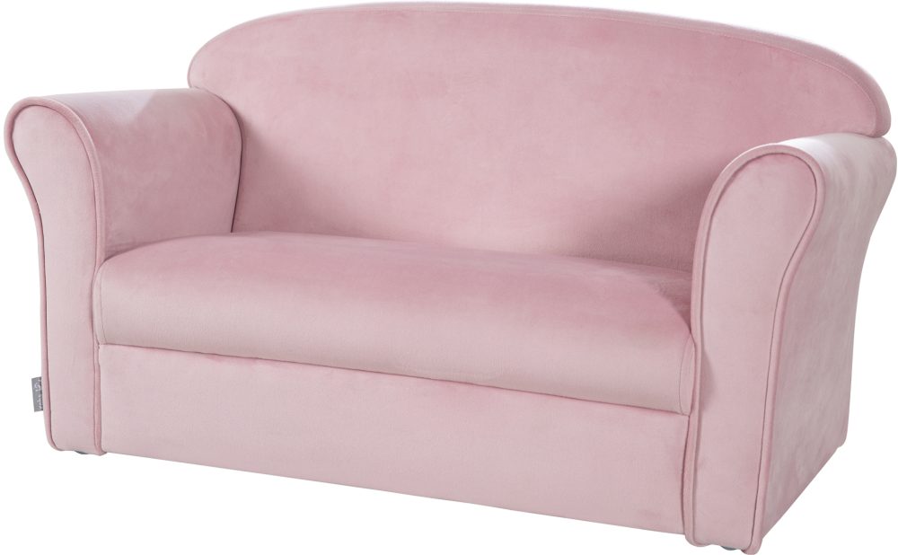 roba Samt-Kindersofa mit Armlehne