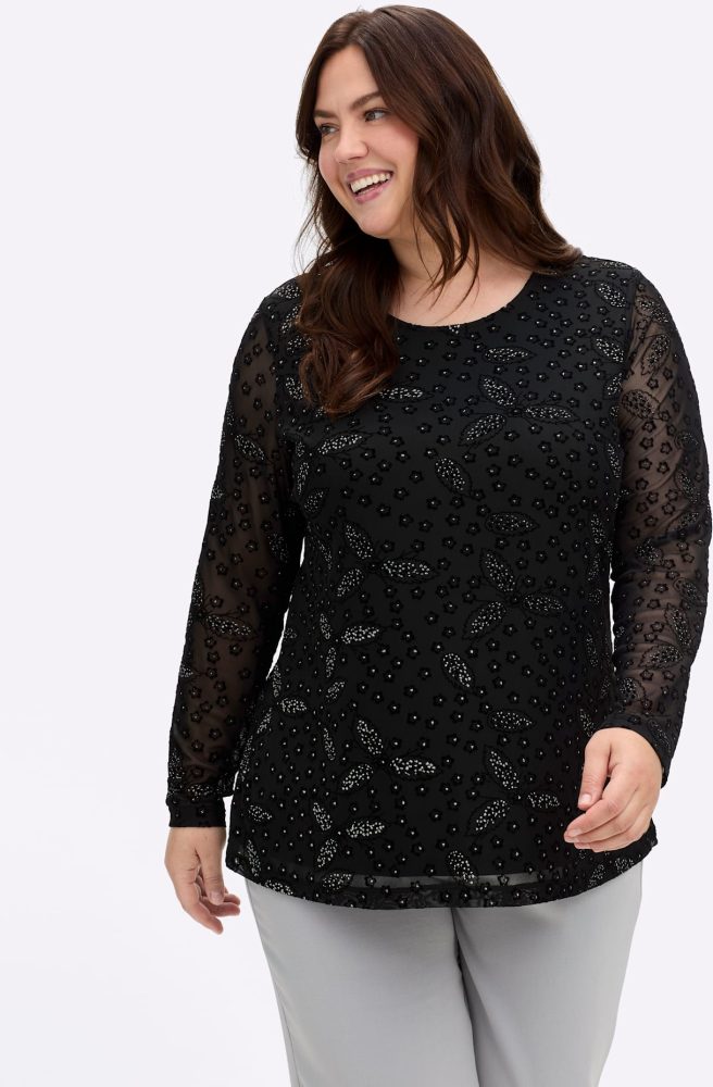 sheego by Joe Browns Langarmshirt »Shirt«, 1 Stk.
