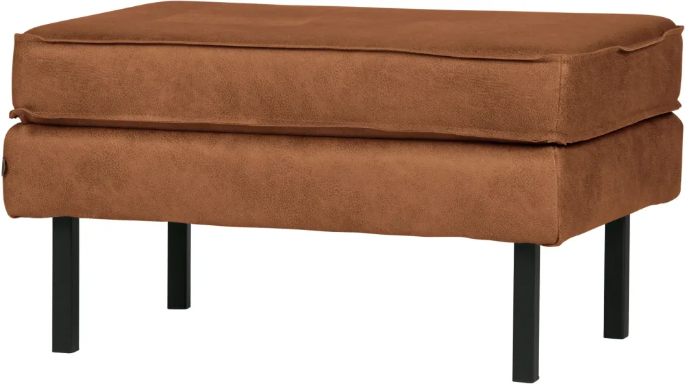mutoni - Hocker Rodeo Recycling-Leder cognac, One Size
