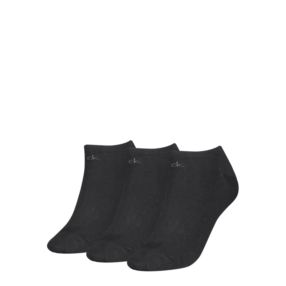 Calvin Klein - Socken, 3er-Pack, für Damen, Black, Größe 35-38