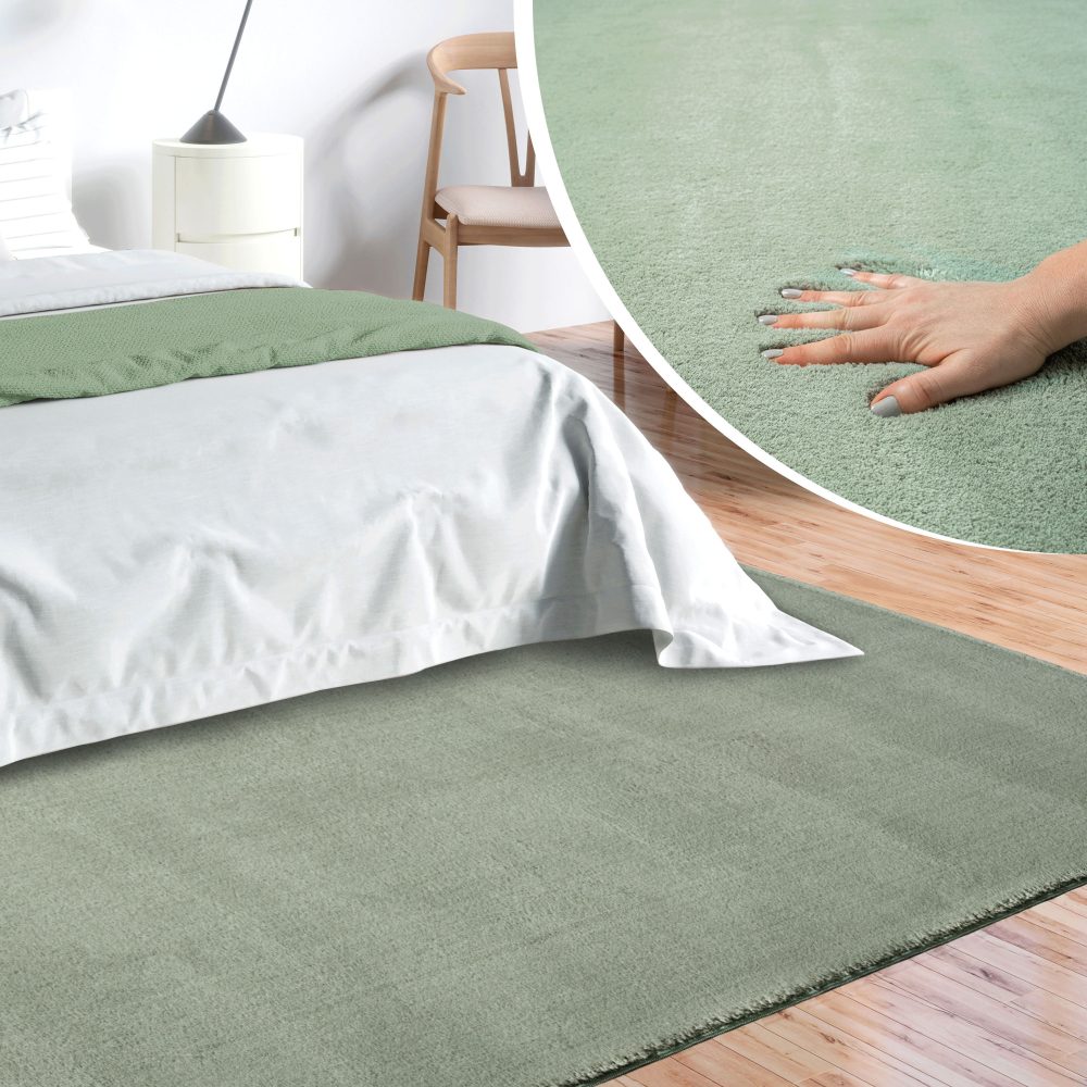 merinos Teppich »Loft 37, Kunstfellteppich«, rechteckig, weich und kuschelig, Fell Haptik, Anti-Rutsch-Unterseite, waschbar