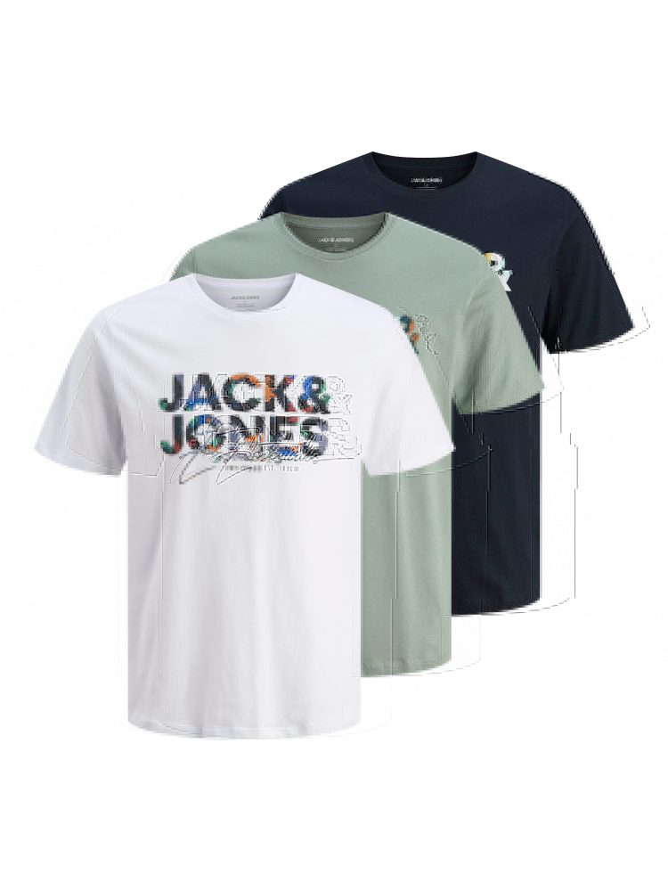 Jack & Jones Junior T-Shirt »JJGEPLAS TEE SS CREW NECK 3PK MP JNR« Packung, 3 Stk. tlg.