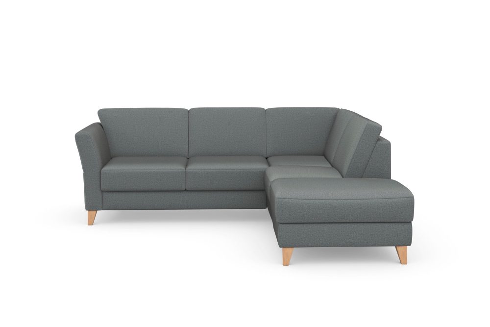 sit&more Ecksofa »Visby V«, Wahlweise mit Bettfunktion und Stauraum, frei im Raum stellbar, mit Federkern, auch erhältlich in dem besonders leicht mit Wasser zu reinigendem 