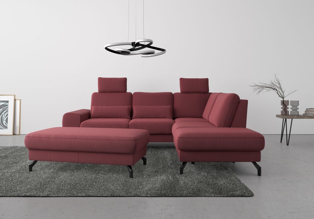 sit&more Ecksofa »Cinturo«, inklusive Sitztiefenverstellung und Federkern